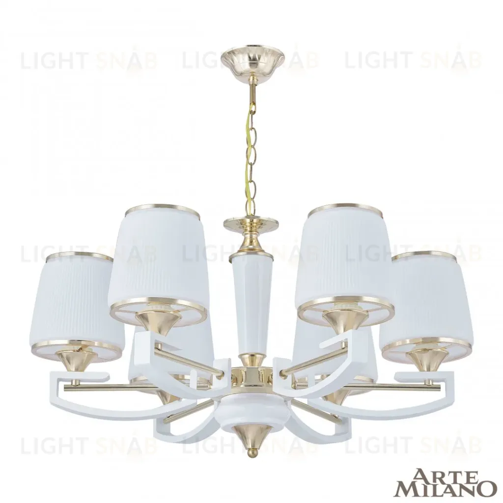Подвесная люстра Arte Milano Florentia-2457 302457/6 Wh/Gd 302457/6 Wh/Gd