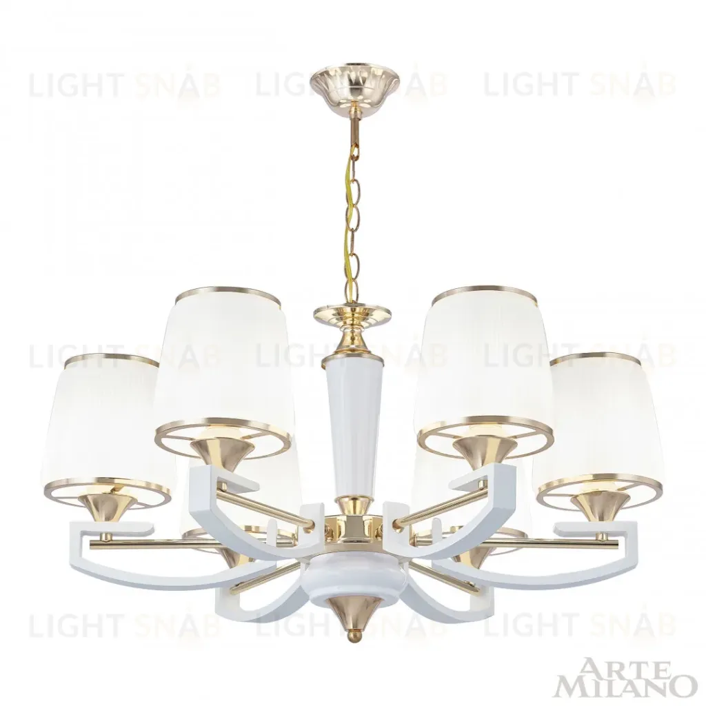 Подвесная люстра Arte Milano Florentia-2457 302457/6 Wh/Gd 302457/6 Wh/Gd