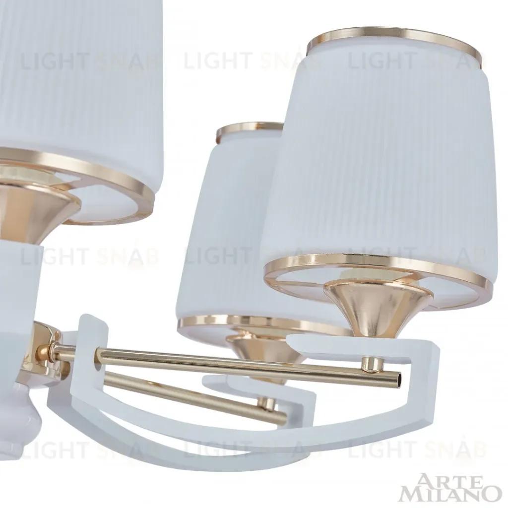 Подвесная люстра Arte Milano Florentia-2457 302457/6 Wh/Gd 302457/6 Wh/Gd