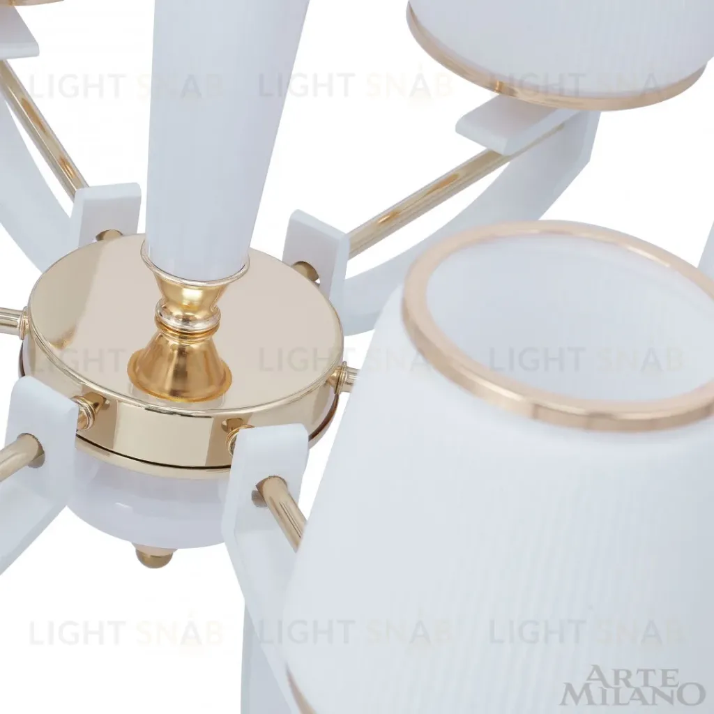 Подвесная люстра Arte Milano Florentia-2457 302457/6 Wh/Gd 302457/6 Wh/Gd