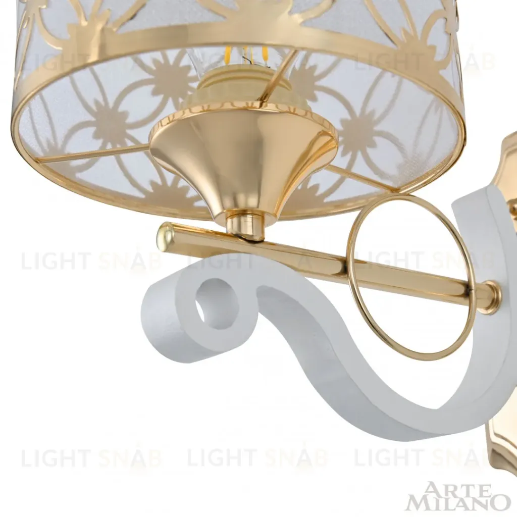 Бра Arte Milano Florentia-3097 303097/1W Wh/Gd 303097/1W Wh/Gd