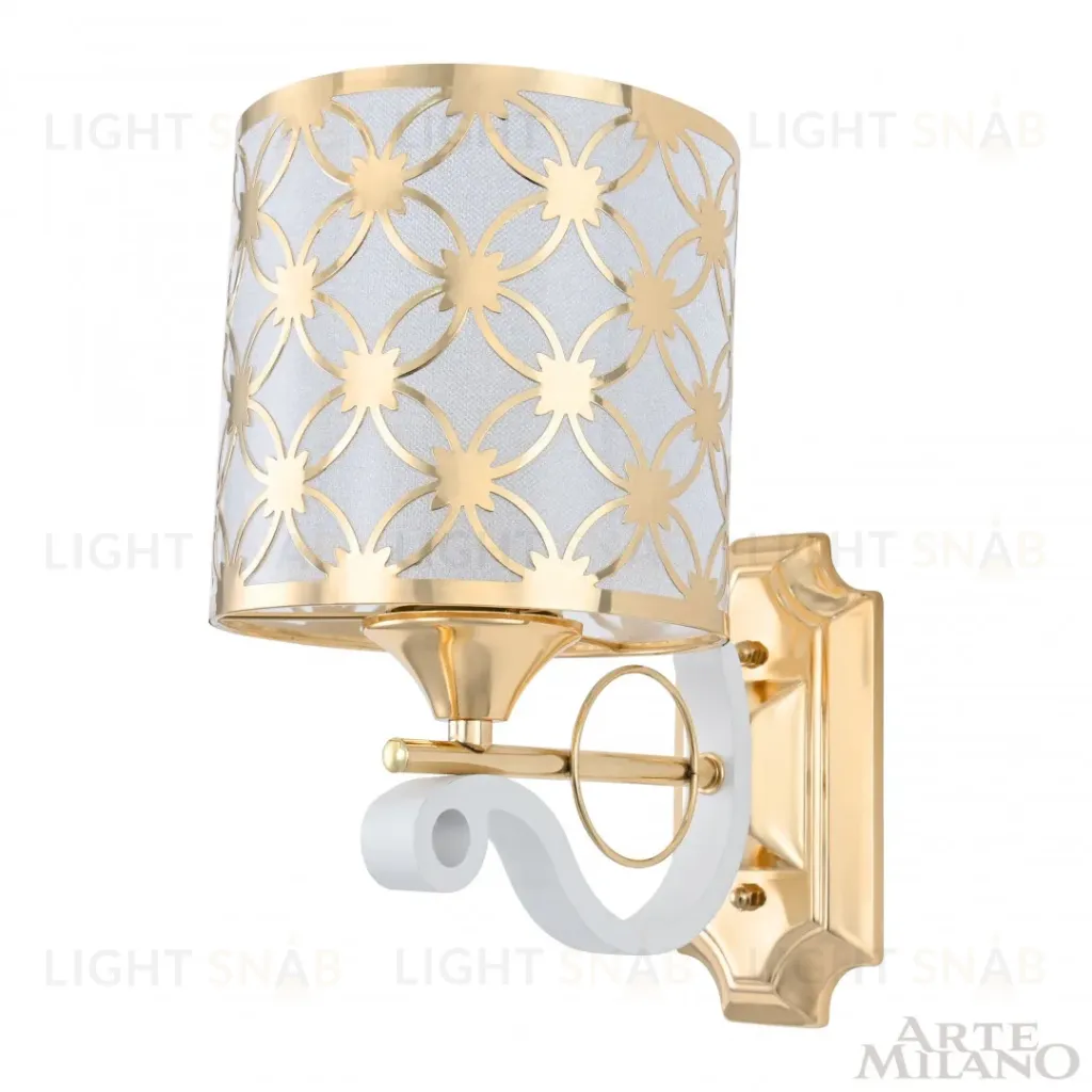 Бра Arte Milano Florentia-3097 303097/1W Wh/Gd 303097/1W Wh/Gd