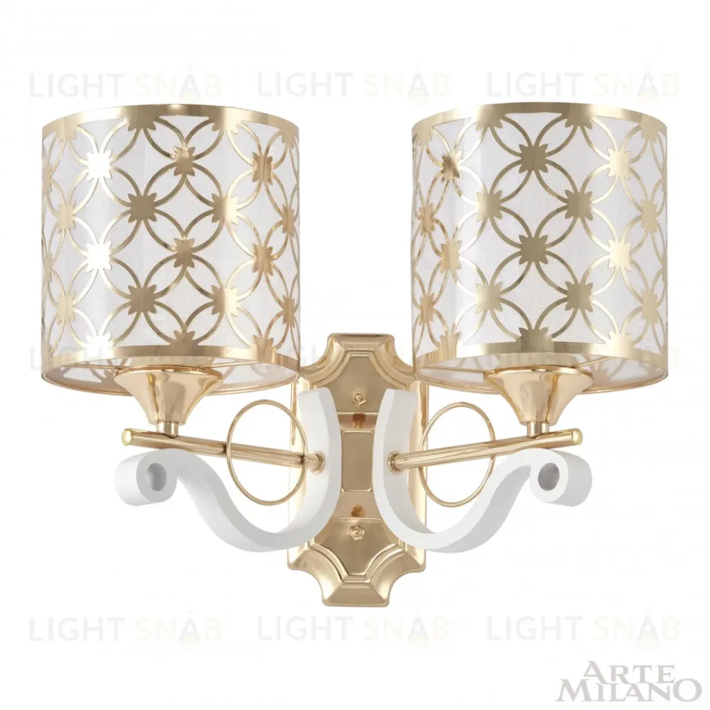 Бра Arte Milano Florentia-3097 303097/2W Wh/Gd 303097/2W Wh/Gd