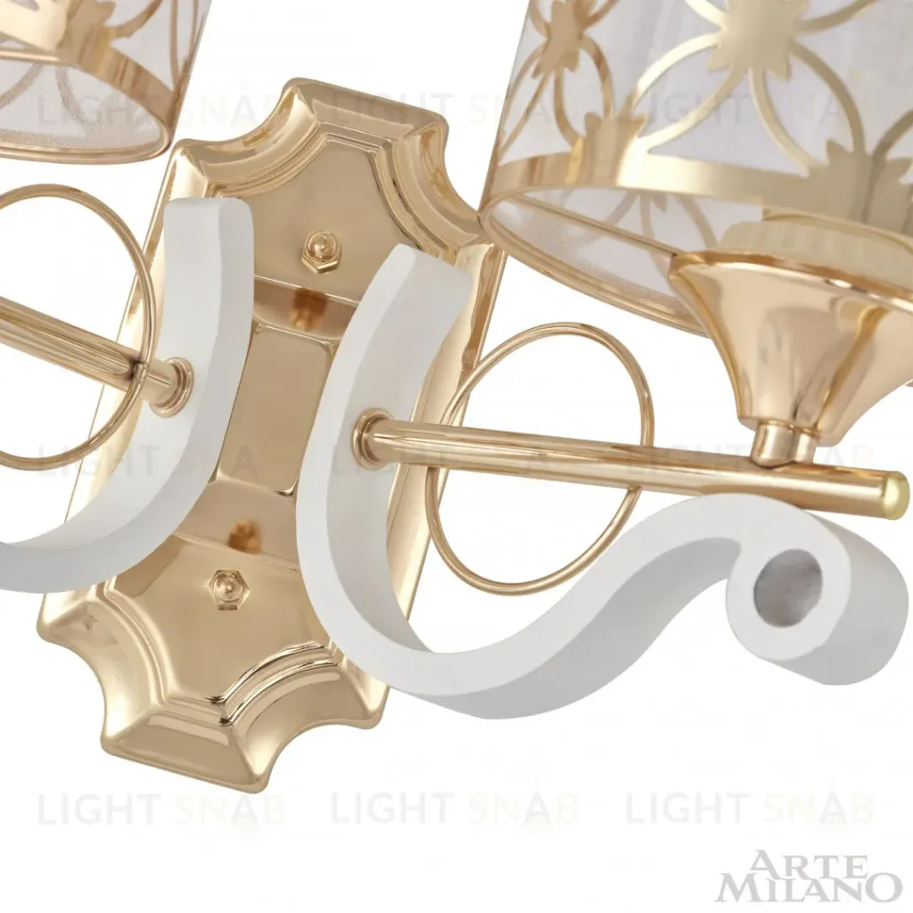Бра Arte Milano Florentia-3097 303097/2W Wh/Gd 303097/2W Wh/Gd