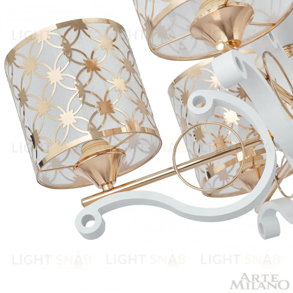Подвесная люстра Arte Milano Florentia-3097 303097/6 Wh/Gd 303097/6 Wh/Gd