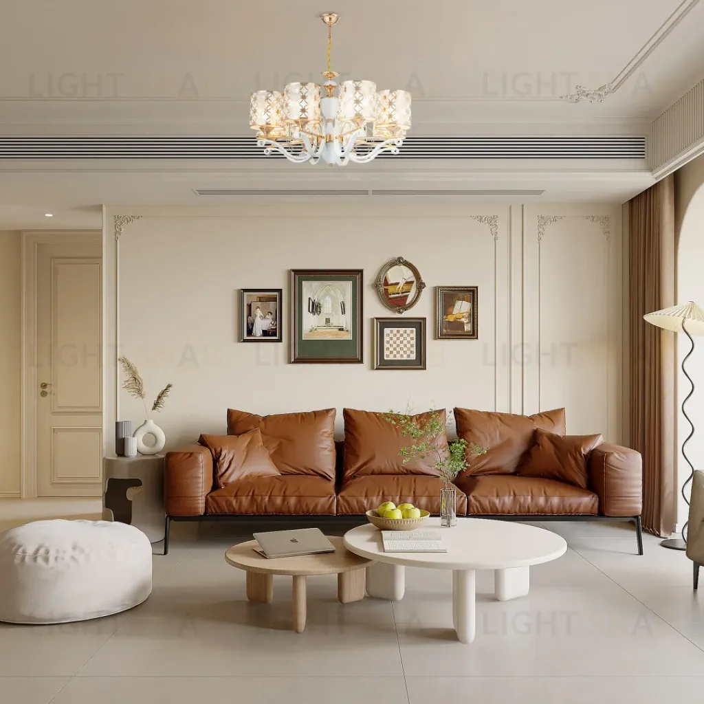 Подвесная люстра Arte Milano Florentia-3097 303097/8 Wh/Gd 303097/8 Wh/Gd