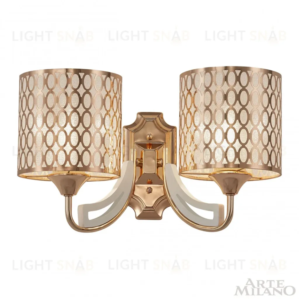 Бра Arte Milano Florentia-3387 303387/2W Wh/Gd 303387/2W Wh/Gd