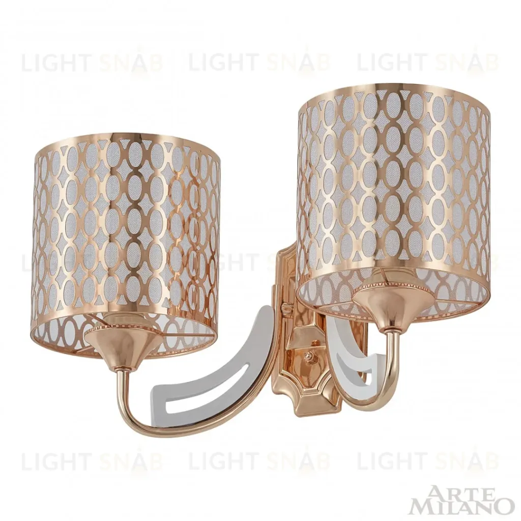 Бра Arte Milano Florentia-3387 303387/2W Wh/Gd 303387/2W Wh/Gd
