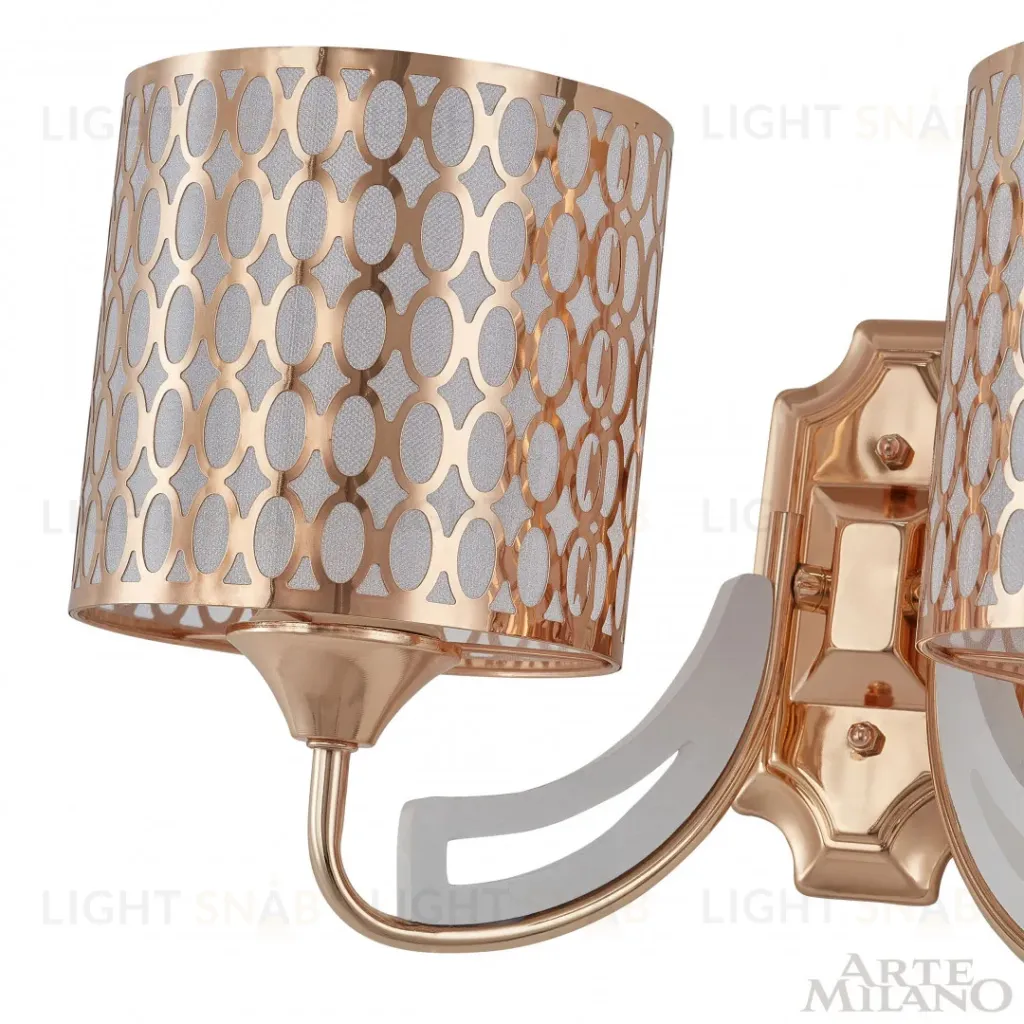 Бра Arte Milano Florentia-3387 303387/2W Wh/Gd 303387/2W Wh/Gd