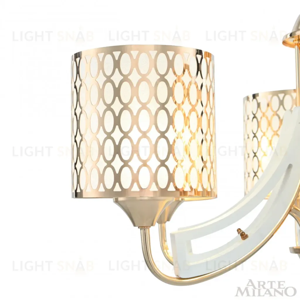 Подвесная люстра Arte Milano Florentia-3387 303387/6 Wh/Gd 303387/6 Wh/Gd