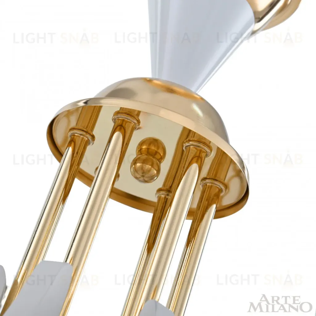 Подвесная люстра Arte Milano Florentia-3387 303387/6 Wh/Gd 303387/6 Wh/Gd