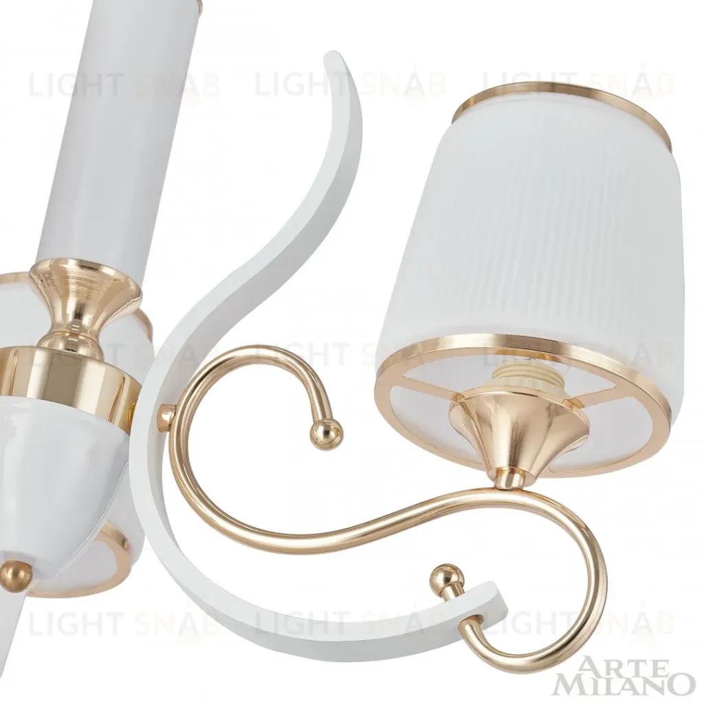 Подвесная люстра Arte Milano Florentia-3857 303857/3 Wh/Gd 303857/3 Wh/Gd