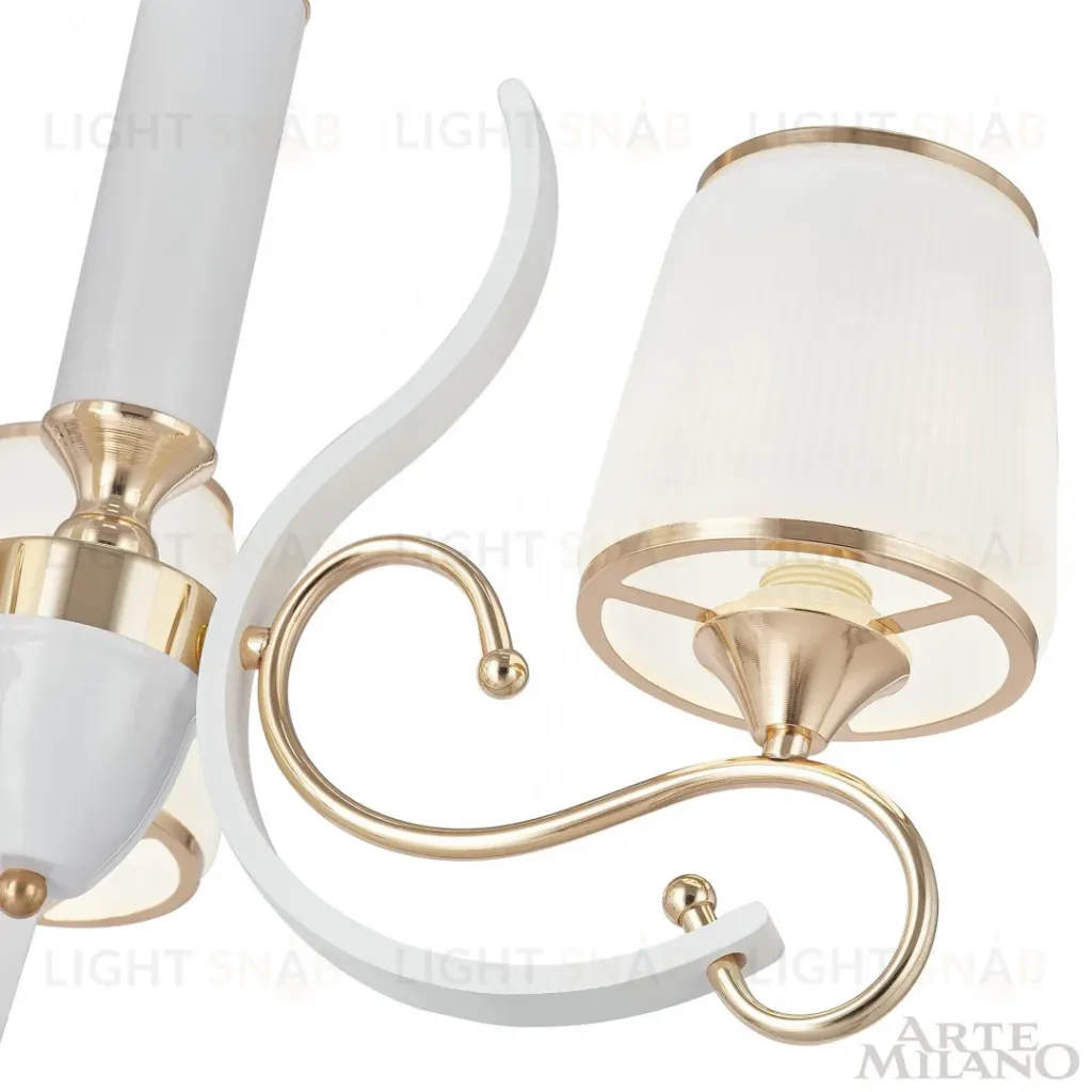 Подвесная люстра Arte Milano Florentia-3857 303857/3 Wh/Gd 303857/3 Wh/Gd