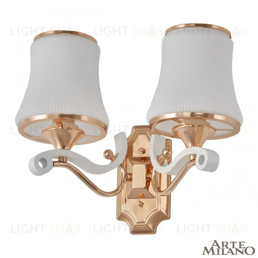 Бра Arte Milano Florentia-3987 303987/2W Wh/Gd 303987/2W Wh/Gd
