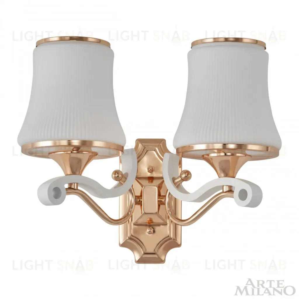 Бра Arte Milano Florentia-3987 303987/2W Wh/Gd 303987/2W Wh/Gd