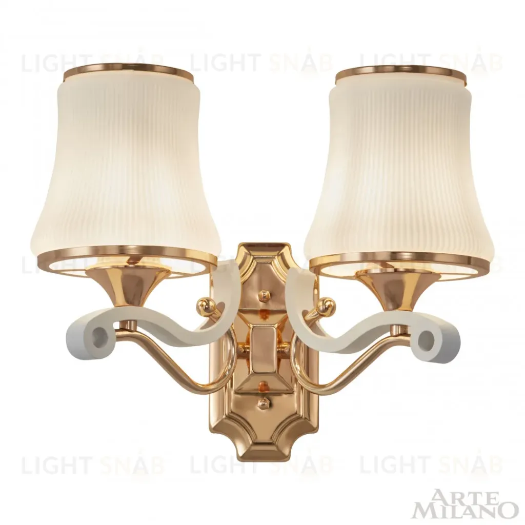 Бра Arte Milano Florentia-3987 303987/2W Wh/Gd 303987/2W Wh/Gd