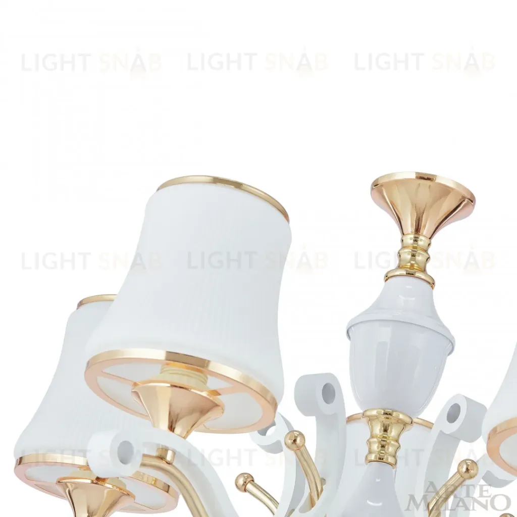 Подвесная люстра Arte Milano Florentia-3987 303987/5 Wh/Gd 303987/5 Wh/Gd