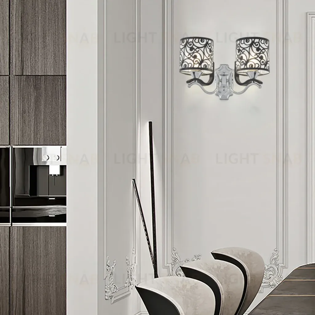 Бра Arte Milano Florentia-4957 304957/2W Bk/Ni 304957/2W Bk/Ni