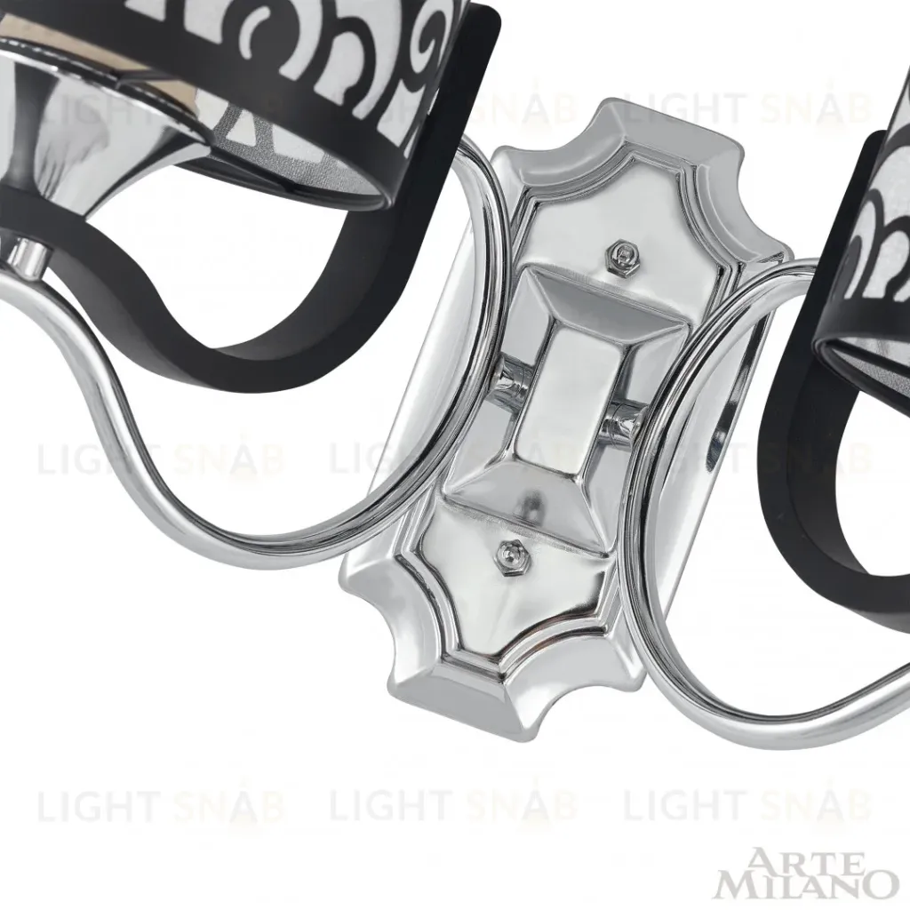 Бра Arte Milano Florentia-4957 304957/2W Bk/Ni 304957/2W Bk/Ni