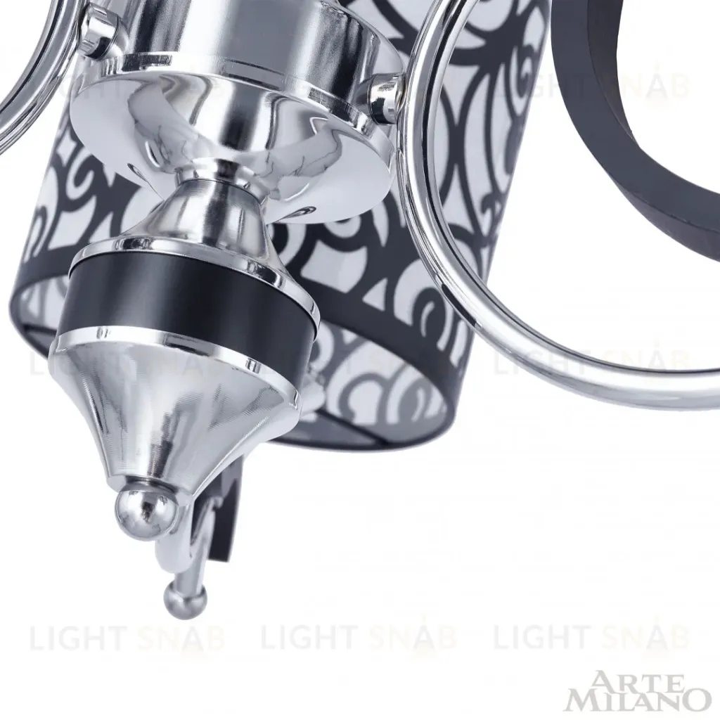 Подвесная люстра Arte Milano Florentia-4957 304957/3 Bk/Ni 304957/3 Bk/Ni