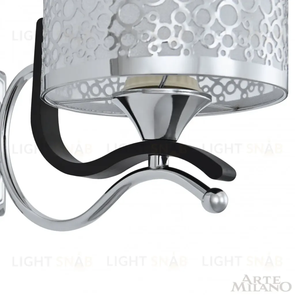 Бра Arte Milano Florentia-6787 306787/1W Bk/Ni 306787/1W Bk/Ni