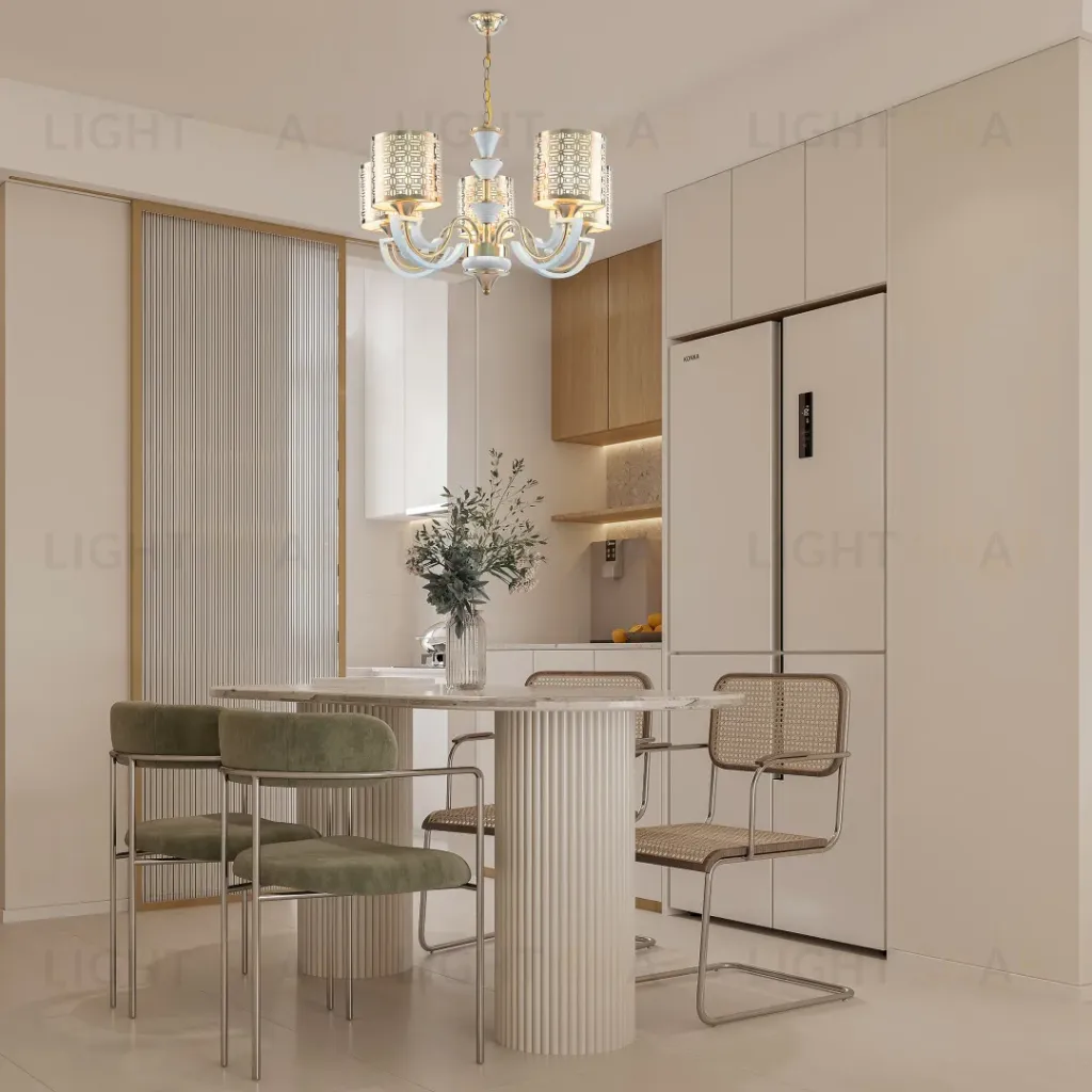 Подвесная люстра Arte Milano Florentia-8857 308857/5 Wh/Gd 308857/5 Wh/Gd