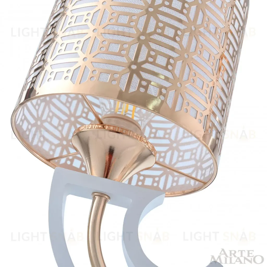 Подвесная люстра Arte Milano Florentia-8857 308857/5 Wh/Gd 308857/5 Wh/Gd