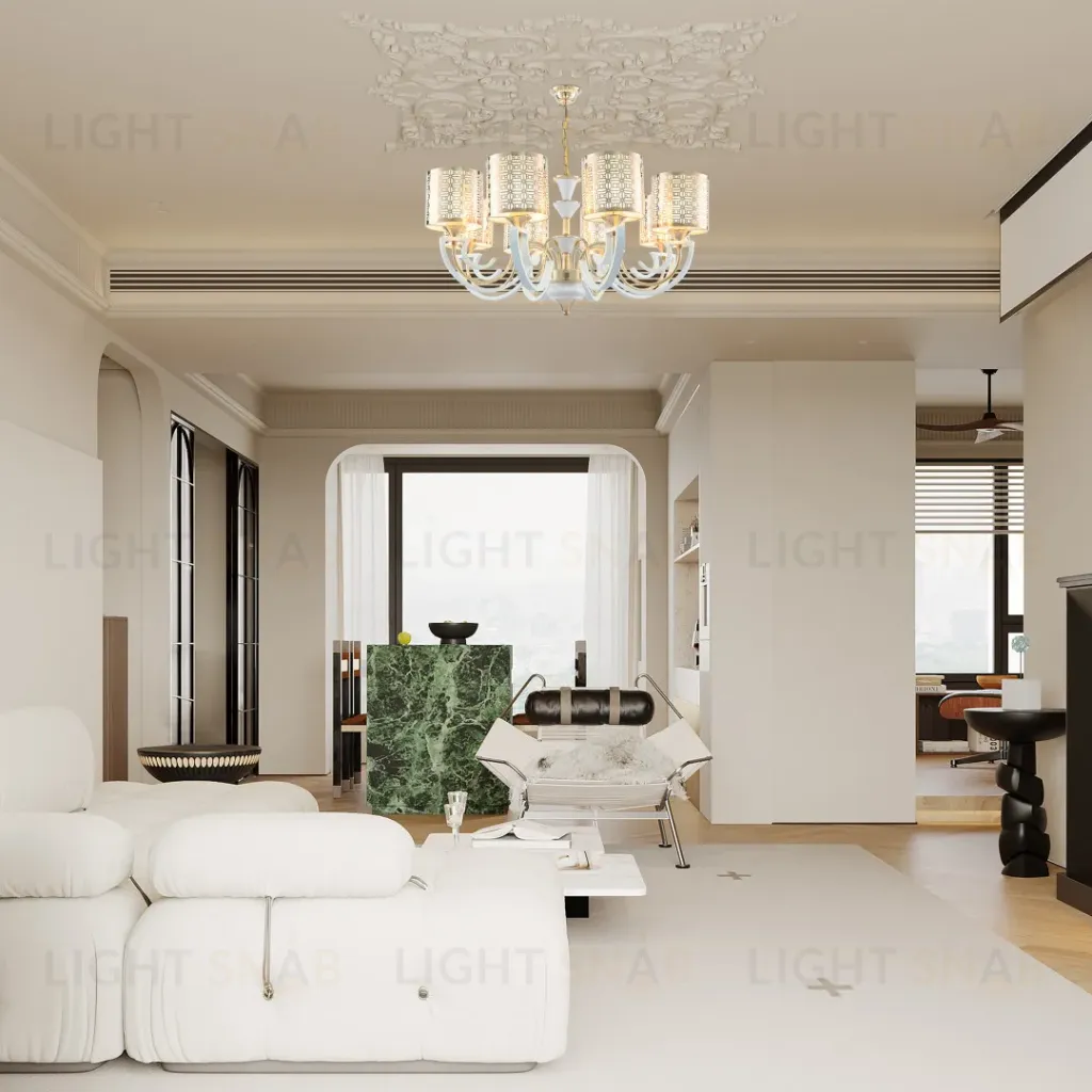 Подвесная люстра Arte Milano Florentia-8857 308857/8 Wh/Gd 308857/8 Wh/Gd
