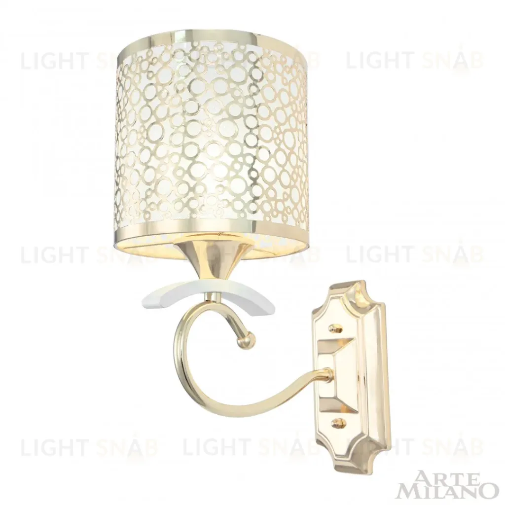 Бра Arte Milano Florentia-9787 309787/1W Wh/Gd 309787/1W Wh/Gd