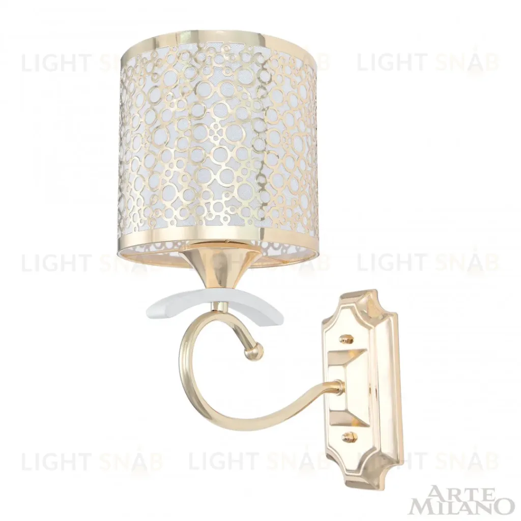 Бра Arte Milano Florentia-9787 309787/1W Wh/Gd 309787/1W Wh/Gd