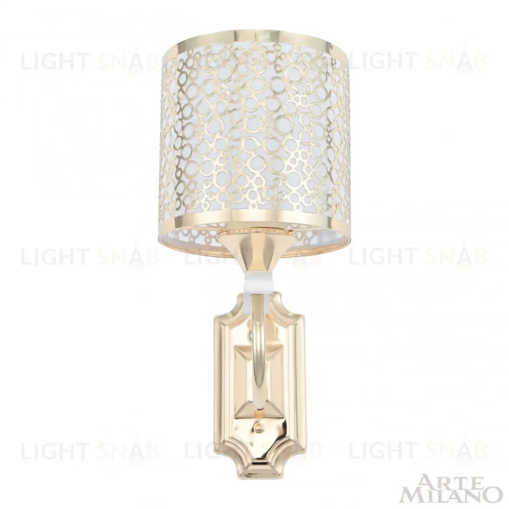 Бра Arte Milano Florentia-9787 309787/1W Wh/Gd 309787/1W Wh/Gd