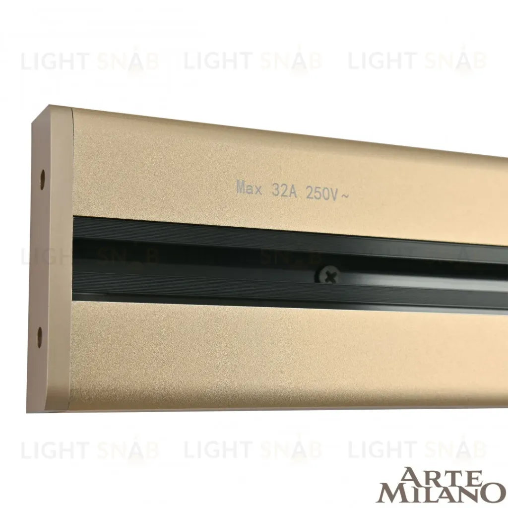 Накладной шинопровод с выключателем Arte Milano Am-track-sockets 385205TOB/50 Gold 385205TOB/50 Gold