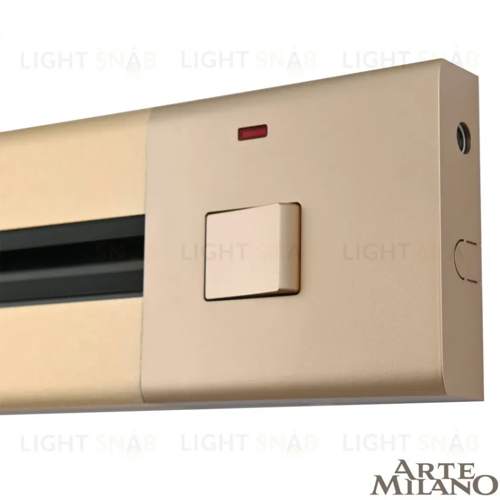 Накладной шинопровод с выключателем Arte Milano Am-track-sockets 385205TOB/50 Gold 385205TOB/50 Gold