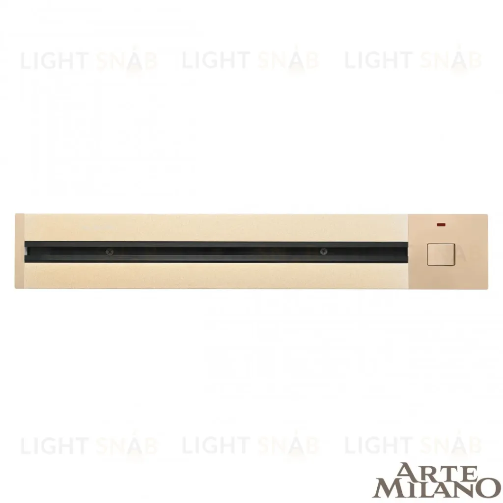 Встраиваемый шинопровод с выключателем Arte Milano Am-track-sockets 385205TBB/50 Gold 385205TBB/50 Gold