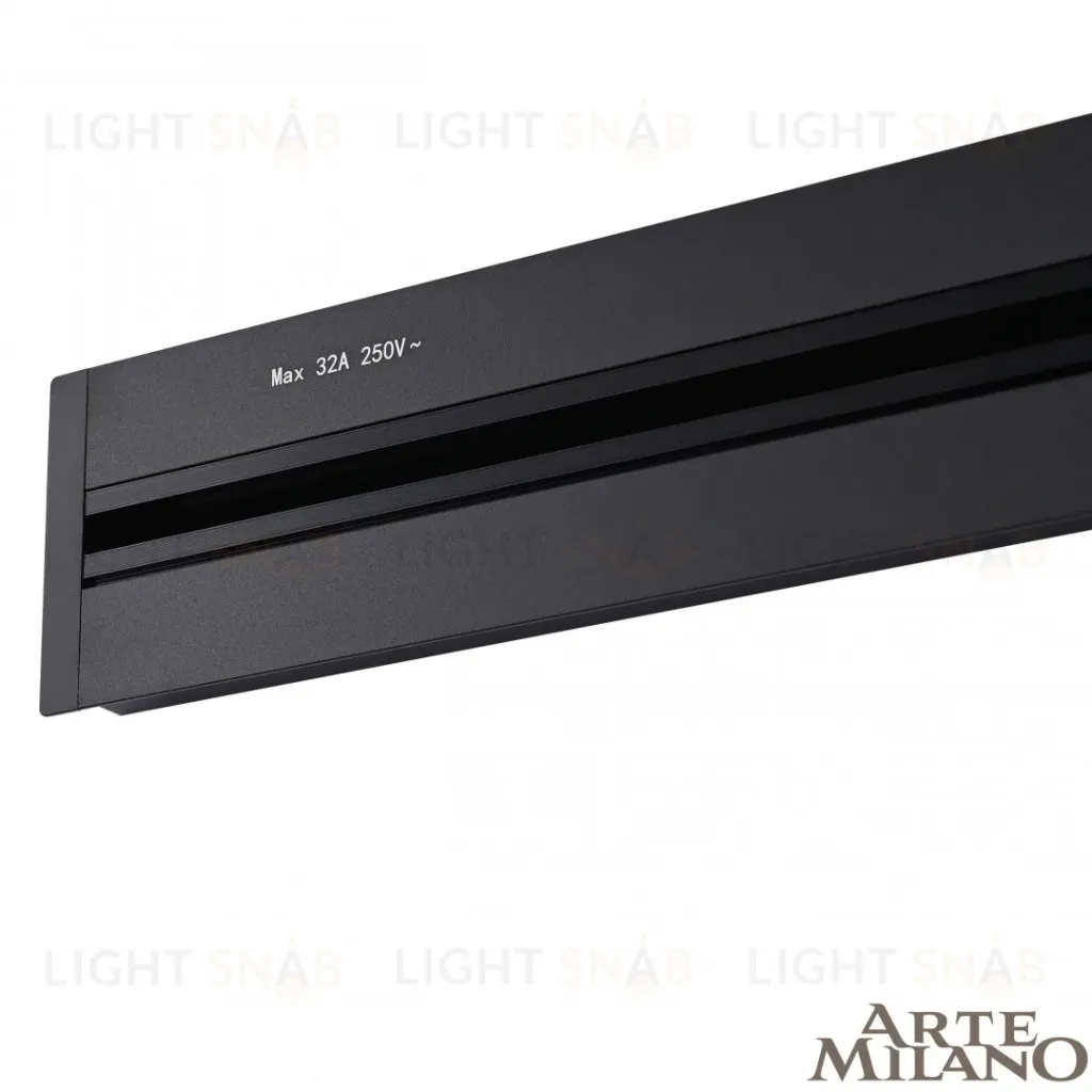 Встраиваемый шинопровод с выключателем Arte Milano Am-track-sockets 385201TBB/100 Black 385201TBB/100 Black
