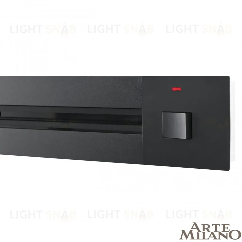 Встраиваемый шинопровод с выключателем Arte Milano Am-track-sockets 385201TBB/100 Black 385201TBB/100 Black
