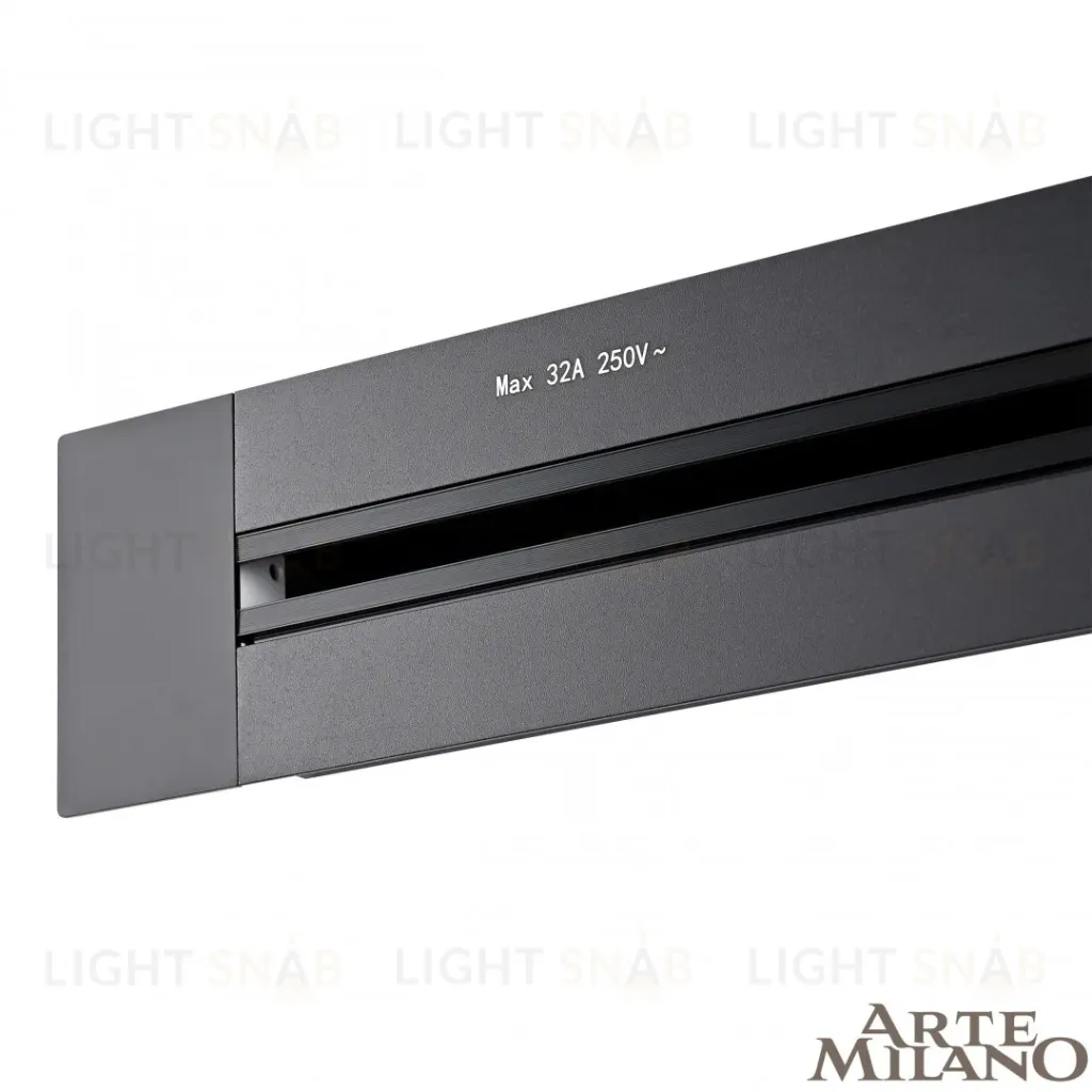 Встраиваемый шинопровод Arte Milano Am-track-sockets 382301TB/100 Black 382301TB/100 Black