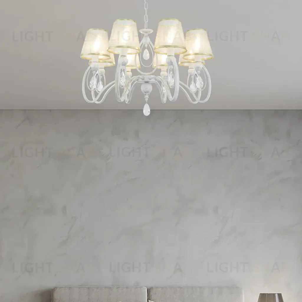 Подвесная люстра Arte Milano 347203/8 WT+G 347203/8 WT+G
