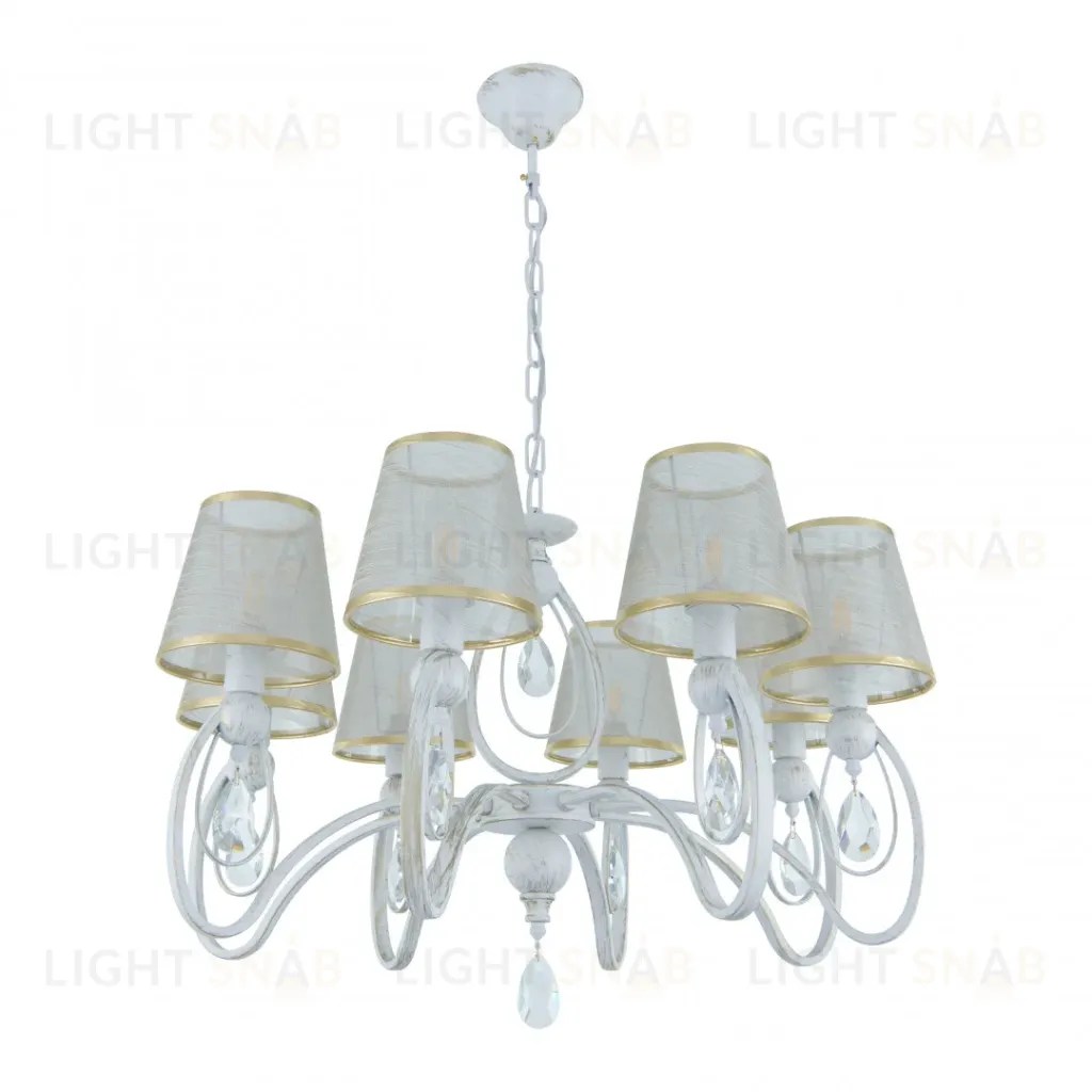 Подвесная люстра Arte Milano 347203/8 WT+G 347203/8 WT+G