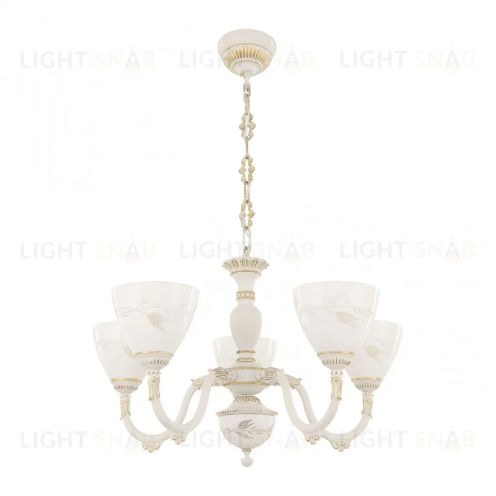 Подвесная люстра Arte Milano 347837/5 WT+G 347837/5 WT+G
