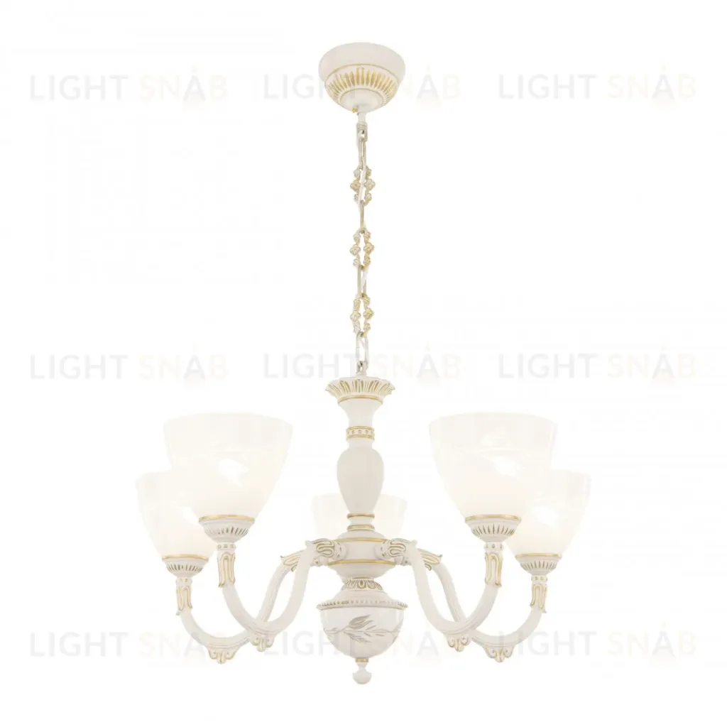 Подвесная люстра Arte Milano 347837/5 WT+G 347837/5 WT+G