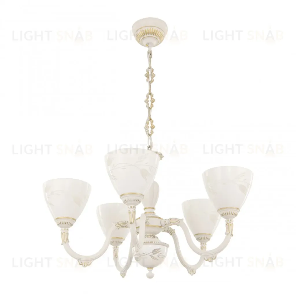 Подвесная люстра Arte Milano 347837/5 WT+G 347837/5 WT+G