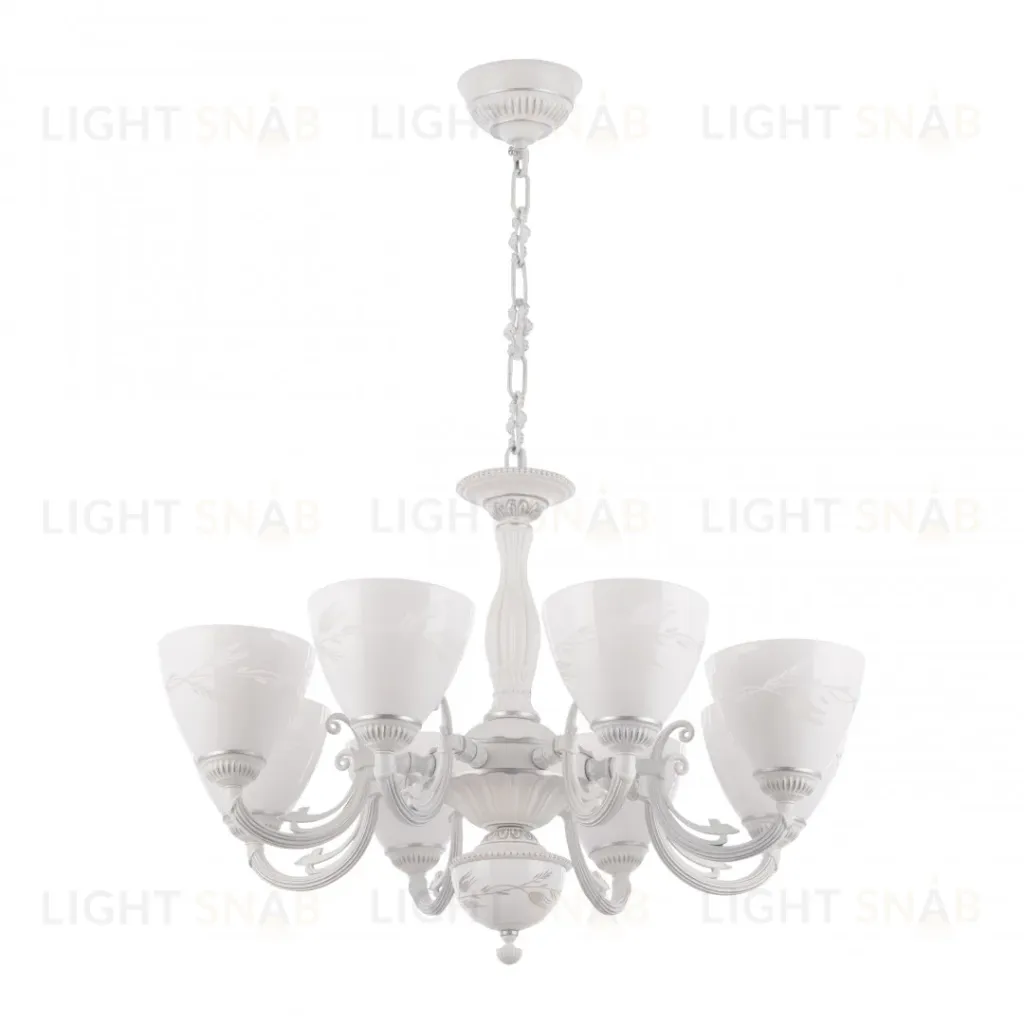 Подвесная люстра Arte Milano 343659/8 WT+SL 343659/8 WT+SL