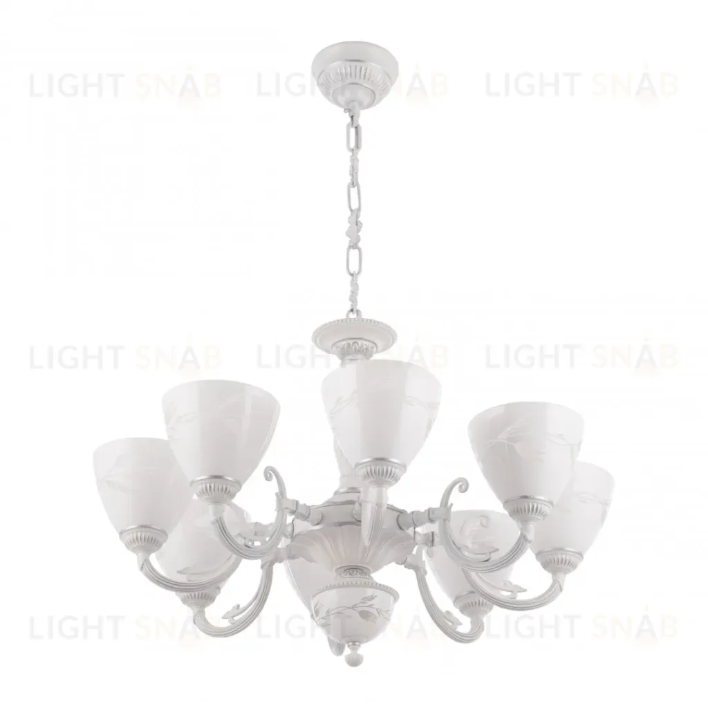 Подвесная люстра Arte Milano 343659/8 WT+SL 343659/8 WT+SL