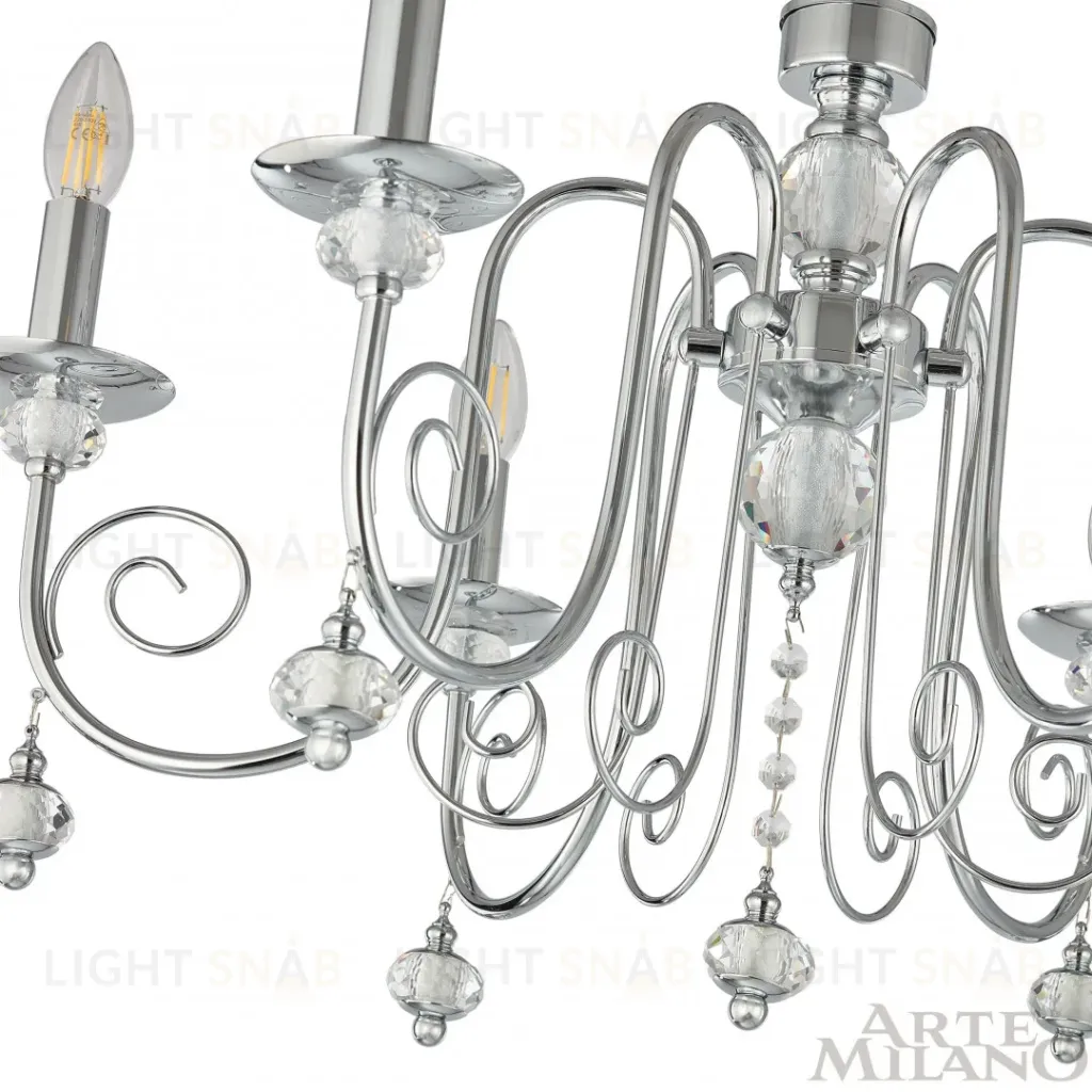 Подвесная люстра Arte Milano 346109/6 CR 346109/6 CR