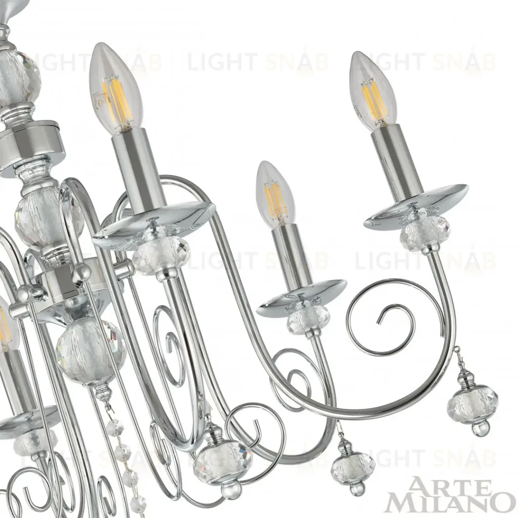 Подвесная люстра Arte Milano 346109/6 CR 346109/6 CR