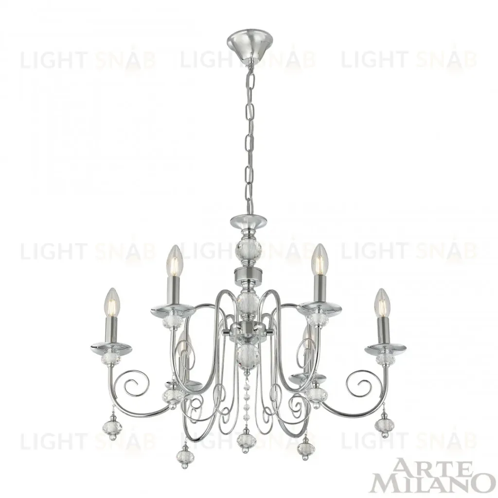 Подвесная люстра Arte Milano 346109/6 CR 346109/6 CR