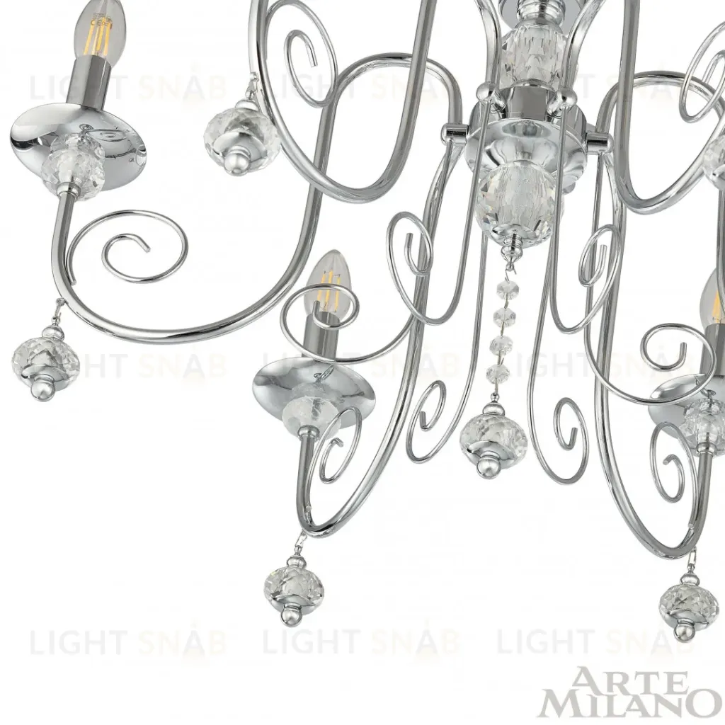 Подвесная люстра Arte Milano 346109/6 CR 346109/6 CR