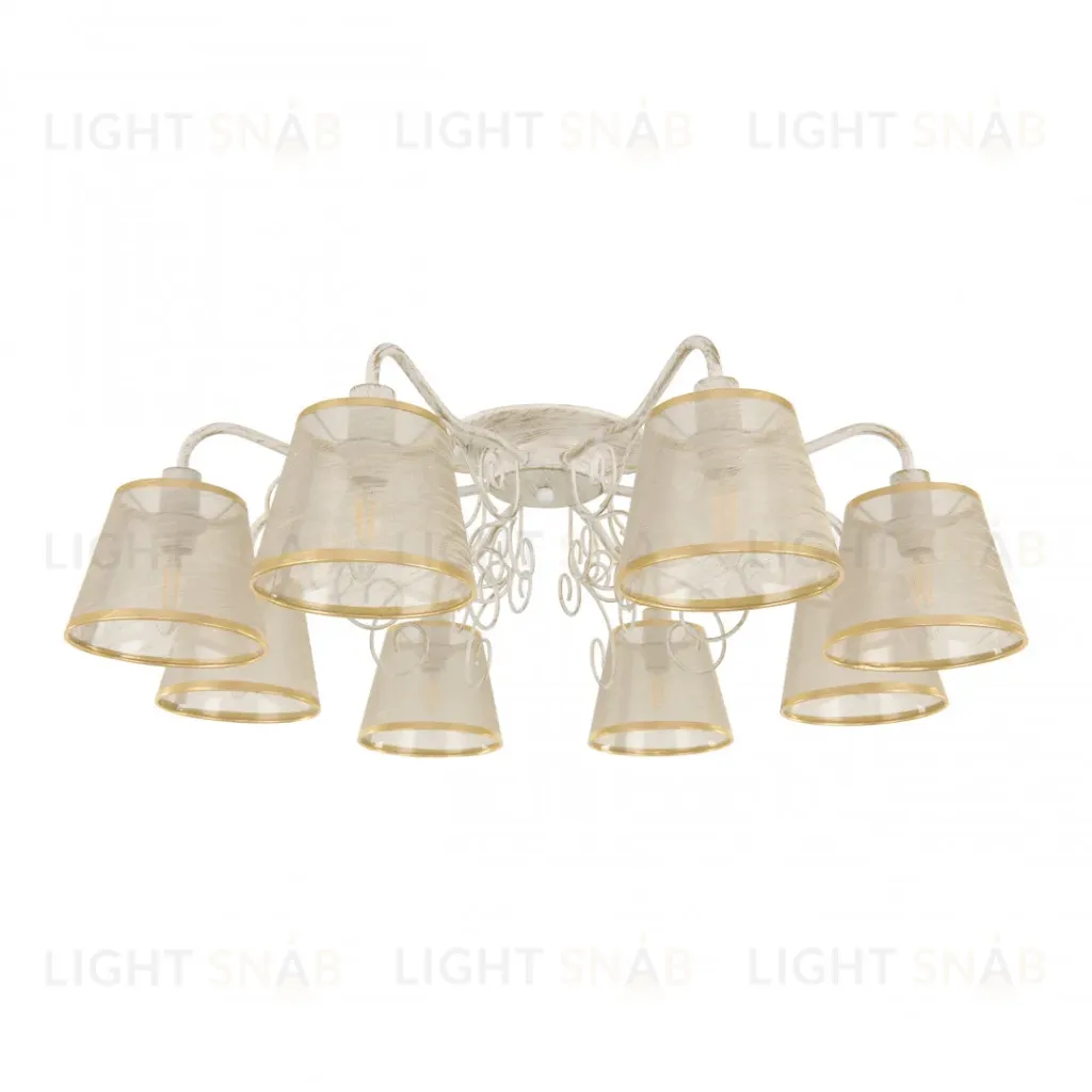 Потолочная люстра Arte Milano 341120/8 WT+G 341120/8 WT+G