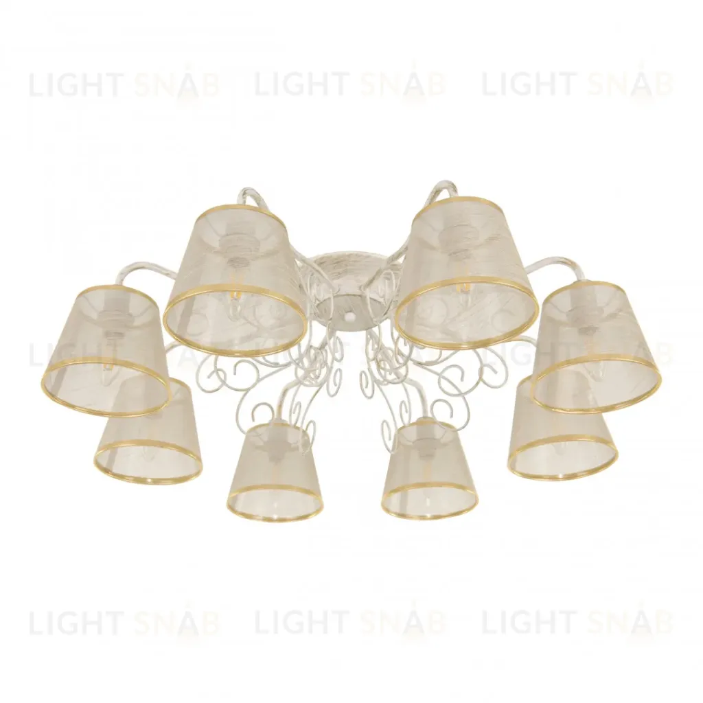 Потолочная люстра Arte Milano 341120/8 WT+G 341120/8 WT+G